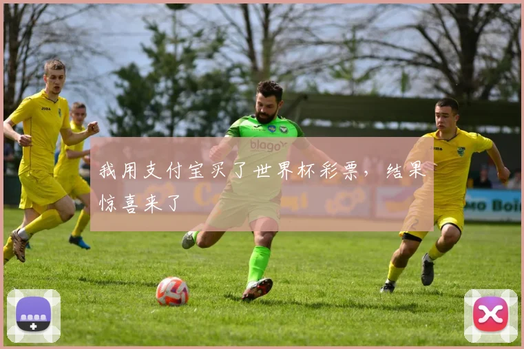 我用支付宝买了世界杯彩票,结果惊喜来了